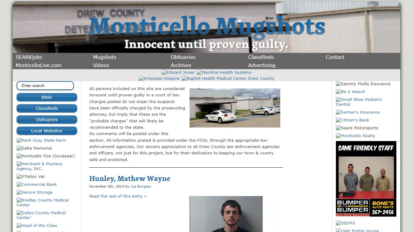 Mugshots - Monticello Live